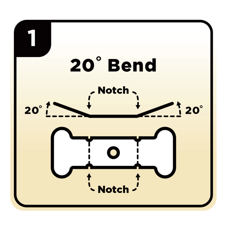 Installation of Zip Clasp Hinge Step 1