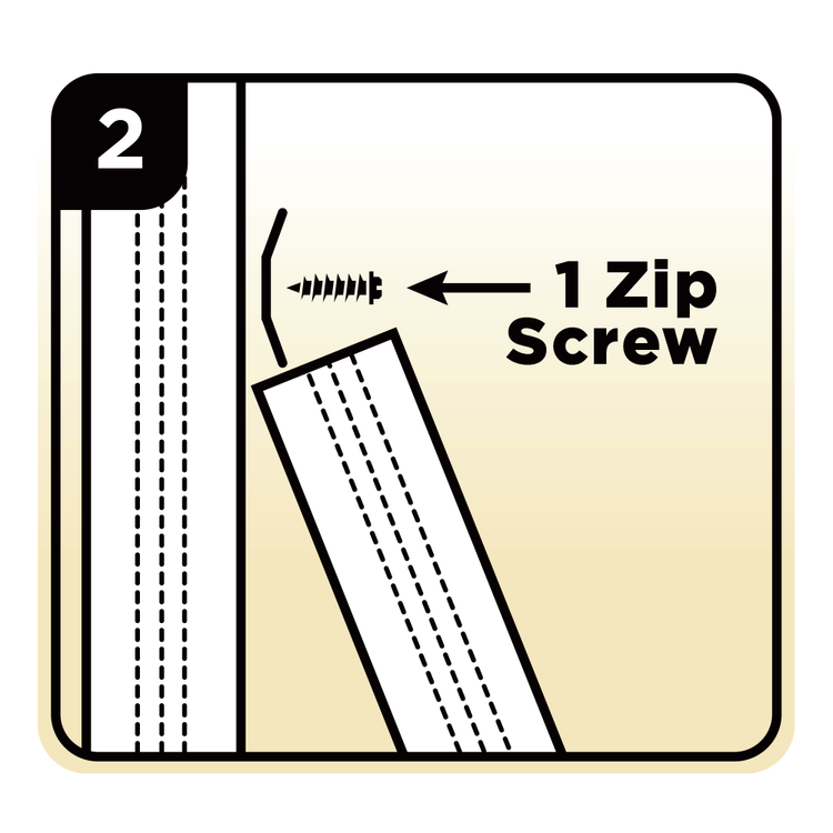 Installation of Zip Clasp Hinge Step 2
